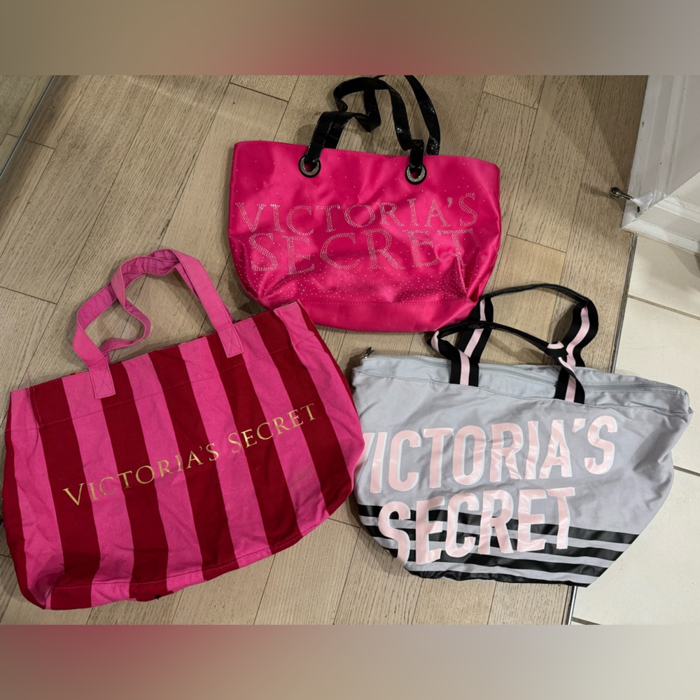 3 Victoria Secret tote bags!